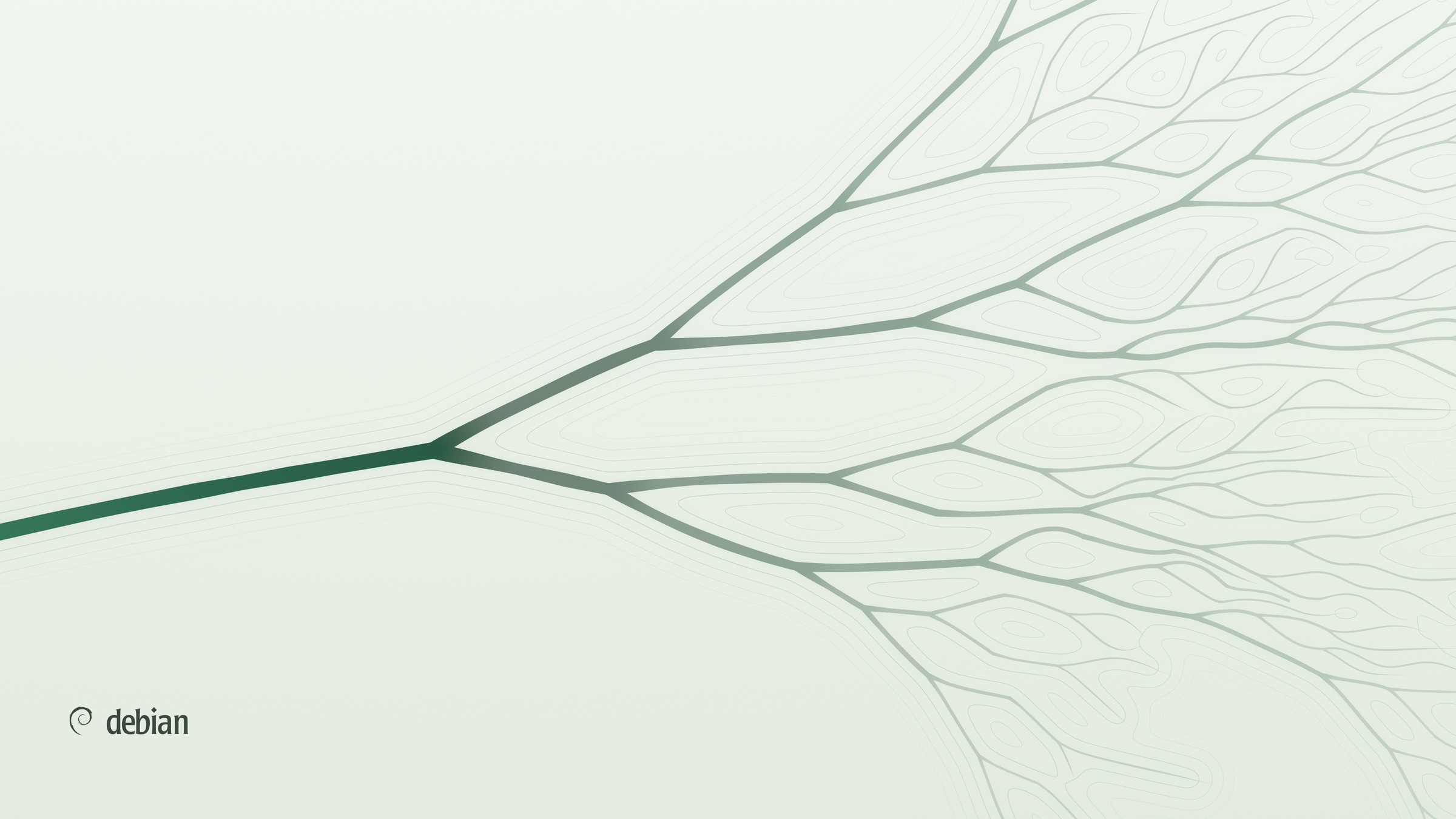Distributary, light: the same river as ink on pale paper, fading into the paper as it forks.